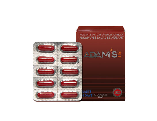 Adam's Pill - Extra Strength (Red) / 10 capsule (save 30%)